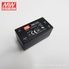MW IRM-15-5 MEAN WELL original 5V Open Frame 3A petite taille